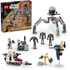 Конструктор Клони-піхотинці й Бойовий дроїд. Бойовий набір LEGO Star Wars 75372