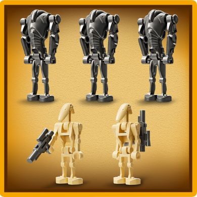 Конструктор Клони-піхотинці й Бойовий дроїд. Бойовий набір LEGO Star Wars 75372