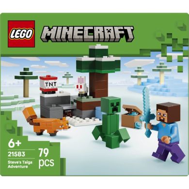 Конструктор LEGO Minecraft Пригоди Стіва в тайзі 21583