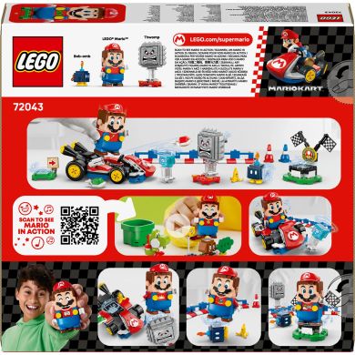 Конструктор Mario Kart &ndash; Interactive LEGO&reg; Mario та Standard Kart LEGO Super Mario 72043