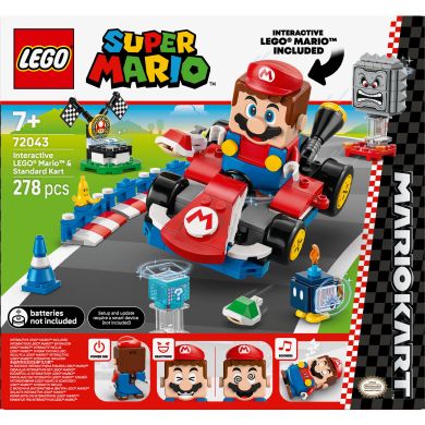 Конструктор Mario Kart &ndash; Interactive LEGO&reg; Mario та Standard Kart LEGO Super Mario 72043