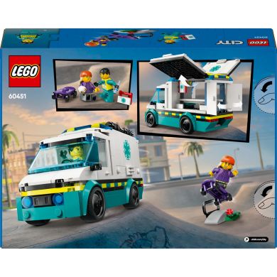 Конструктор Швидка допомога LEGO City 60451