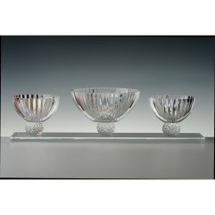 Хрустальная подставка из 2 рис. и 1 большой. чашами CRISTAL DE PARIS 7306