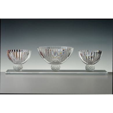 Хрустальная подставка из 2 рис. и 1 большой. чашами CRISTAL DE PARIS 7306