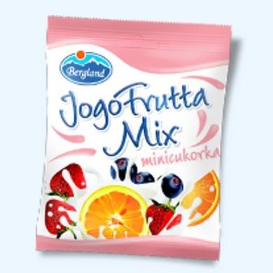 Леденцы фруктовый микс с йогуртом, Bergland 5999542080869
