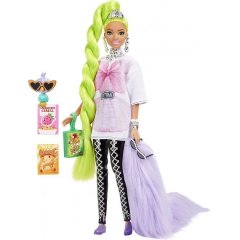 Лялька Barbie Екстра з неоново-зеленим волоссям HDJ44