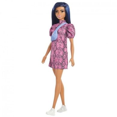 Лялька Barbie Барбі Модниця в платті з принтом під зміїну шкіру GXY99
