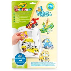 Mini Kids Раскраска Транспорт, 32 страницы и 4 страницы наклейок 25-6938