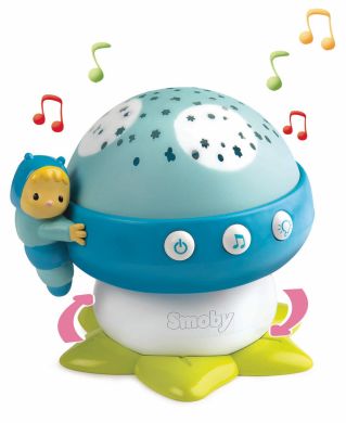 Музичний проєктор Smoby Toys Cotoons Лісовий грибочок 110118, Блакитний