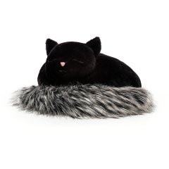 М'яка іграшка Чорна Кішка Jellycat (Джеллі кет) 19x38 N2C