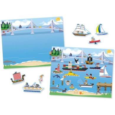 Набор многоразовых наклейок Транспорт Melissa & Doug SM93209/6812
