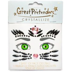 Набор стразов для лица Черный кот Great Pretenders 87655