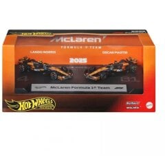 Набор из 2-х коллекционных болидов McLaren Lando Norris и Oscar Piastri Formula 1 Hot Wheels JMM91