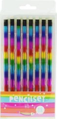 Олівці чорнографітні Rainbow набір з 8 штук NeoFuntastic PM00240078