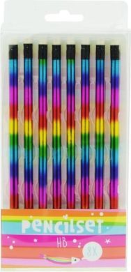 Карандаши чернографитные Rainbow набор из 8 штук NeoFuntastic PM00240078