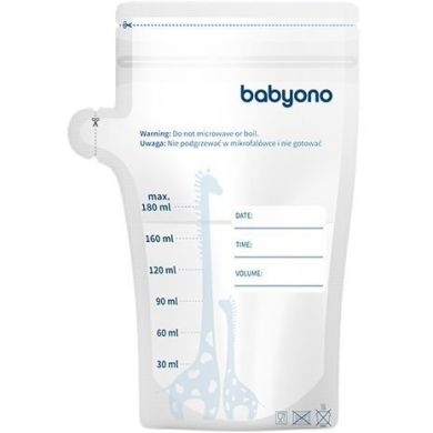 Пакеты для хранения грудного молока 180 мл (30 шт) BabyOno 1084