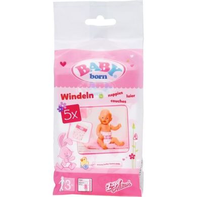 Подгузники для куклы Baby Born Zapf 5 шт 826508