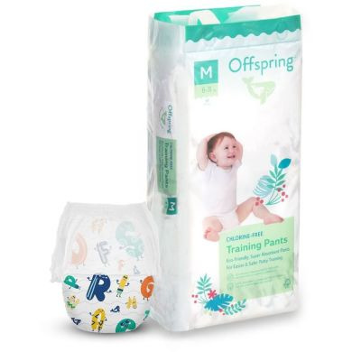 Підгузки-трусики Offspring розмір M, 6-11 кг, 42 шт, Літери DP-OI-FAP-M42P-ABC 9355465008605, M