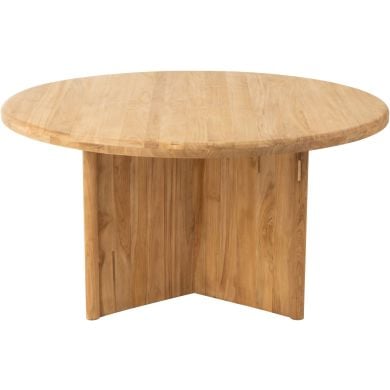 Стол "wood natural" (150x150x75 см) J-LINE 43763
