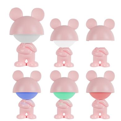 Світильник-нічник LED з акумулятором Dreamy Mouse, рожевий Kite K25-315-2-2