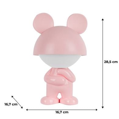 Світильник-нічник LED з акумулятором Dreamy Mouse, рожевий Kite K25-315-2-2