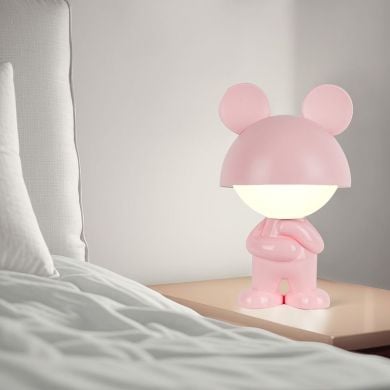 Світильник-нічник LED з акумулятором Dreamy Mouse, рожевий Kite K25-315-2-2