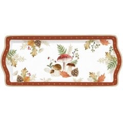 Таця 35x15см з порцеляни в коробці AUTUMN BREEZE POZZI MILANO 1109AUB