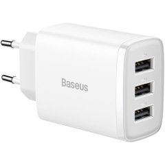 Зарядное устройство для Baseus Compact 3U 17W CCXJ020102 белый