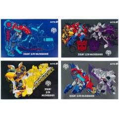 Тетрадь для рисования, 24 листов, скоба, гибр. лак + УФ лак, Трансформеры Kite TF25-242