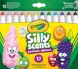 Silly Scents Набор фломасстеров, широкая линия (washable) с ароматом, 12 шт Crayola 256352.012