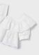 Блуза для девочки из хлопка без рукава 6F, р.98 Mayoral Белый 3178
