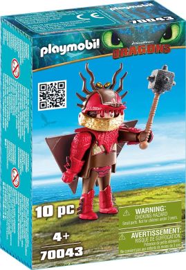 Блочный конструктор Playmobil Драконы Сморкала в летном костюме 70043