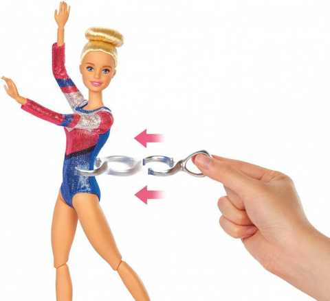 barbie gymnast playset