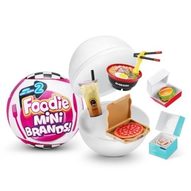 Игровой набор ZURU MINI BRANDS FOODIE Фигурки сюрприз в слое 5 шт. в ассортименте ZURU 6855986