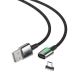 Кабель Baseus Zinc Magnetic Micro USB 2.4A 1m black 23493