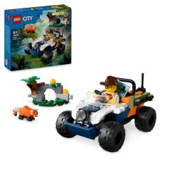 Конструктор Квадроцикл для дослідження джунглів «Місія Червоної панди» LEGO City 60424
