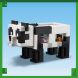 Конструктор LEGO Minecraft апартаменты панды 553 деталей 21245
