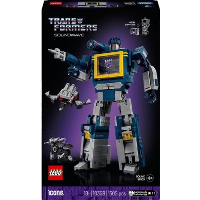 Конструктор Transformers: Саундвейв LEGO Icons 10358
