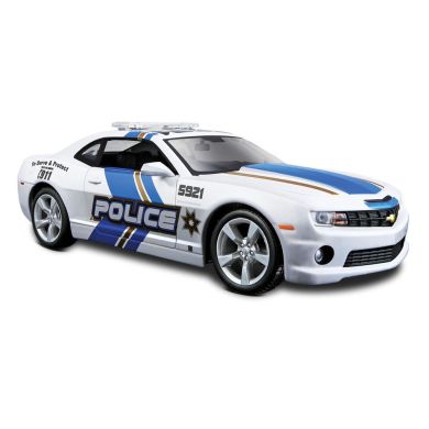 Машинка Chevrolet Camaro SS RS Police 2010 года, 1:24, 31208 white