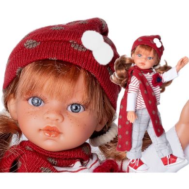 Модная кукла ЭМЕЛИ в красном наряде модерн 33 см, Antonio Juan (Антонио Хуан) 25298