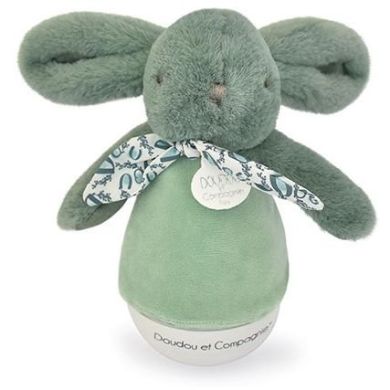 Музичний нічник зайчик DouDou Lapin зелений колекція SENSORIEL DC4197, Зелений