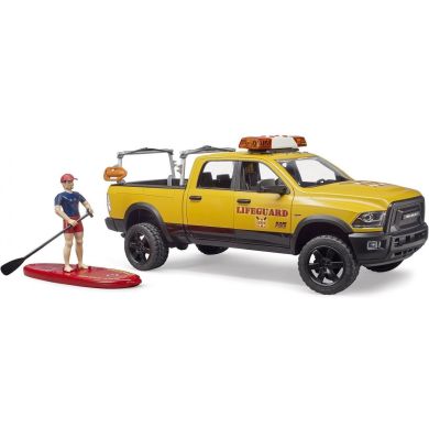 Набор спасательных игрушечных автомобилей RAM 2500 с фигуркой спасателя Bruder 02506