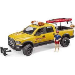 Набор спасательных игрушечных автомобилей RAM 2500 с фигуркой спасателя Bruder 02506