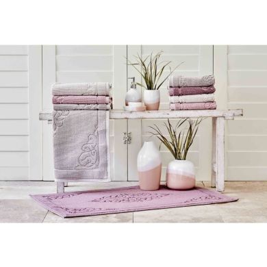 Набор ковриков Karaca Home Milly Beige для ванной 2 шт. 200.16.01.0383