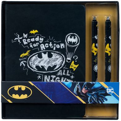 Набор подарочный блокнот+2 ручки DC Comics Kite DC21-499