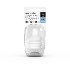 Набор сосок силиконовый, физиологический быстрый поток Suavinex  SX Pro&trade;, (L) 307044