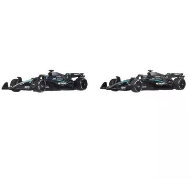 Набор из 2-х коллекционных болидов Mercedes-Benz George Russel и Kimi Antonelli Formula 1 Hot Wheels JMM93