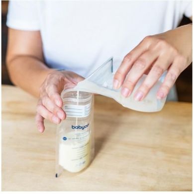 Пакети для зберігання грудного молока з індикатором температури Natural nursing(30 шт) BabyOno 1099/01