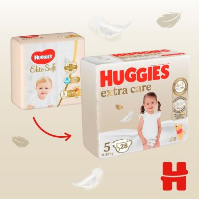 Підгузки Huggies Extra Care Size 5 (11-25 кг) 28 шт 2585151 5029053583150
