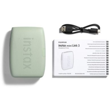 Портативний кольоровий фотопринтер Instax Mini LINK3 S GREEN EX D Зелена шавлія 16832156